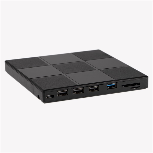 IRIS CUBE EXTERNAL külső DVD író, 8in1, USB 3.0, Read/write:CD/VCD/DVD, tálcás, DVD-RW, fekete - Image 2