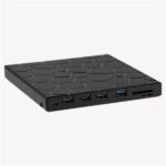 IRIS ROCK EXTERNAL külső DVD író, 8in1, USB 3.0, Read/write:CD/VCD/DVD, tálcás, DVD-RW, fekete - Image 2