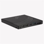 IRIS WAVE EXTERNAL külső DVD író, USB 3.0, Read/write:CD/VCD/DVD, tálcás, DVD-RW, fekete - Image 2