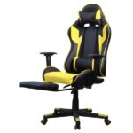 Iris GCH204BC_FT fekete / citromsárga gamer szék - Image 3