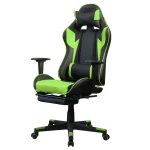 Iris GCH204BE_FT fekete / zöld gamer szék - Image 2