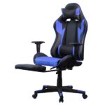 Iris GCH204BK_FT fekete / kék gamer szék - Image 3