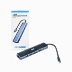 Iris IH6-23 7in1 (2xUSB/1xLAN/1xHDMI/1xSD/1xmicroSD/1xDP-USB-C 100W) Dokkoló - Image 2