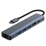 Iris IH6-22 6in1 (3xUSB/1xLAN/1xHDMI/1xDP-USB-C 100W) Dokkoló - Image 2