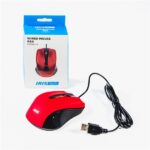 Iris IOM861-R Vezetékes Egér piros - Image 2