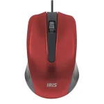 Iris IOM861-R Vezetékes Egér piros