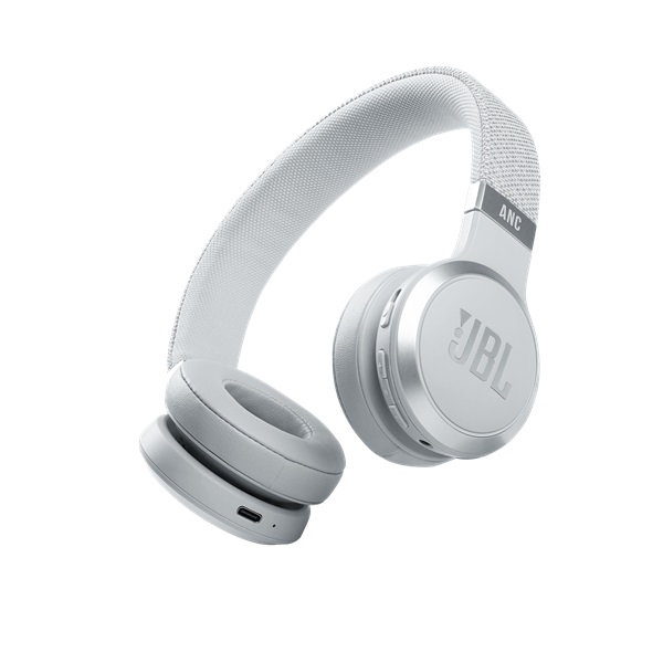 JBL LIVE 460 NC WHT Bluetooth aktív zajszűrős fehér fejhallgató - Image 1