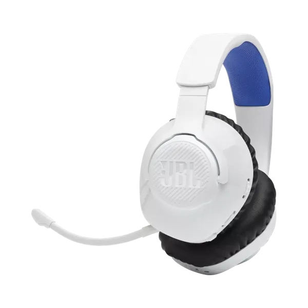 JBL Quantum 360 vezeték nélküli fehér/kék gamer headset - Image 5