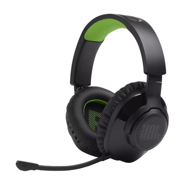 JBL Quantum 360 vezeték nélküli fekete/zöld gamer headset - Image 1