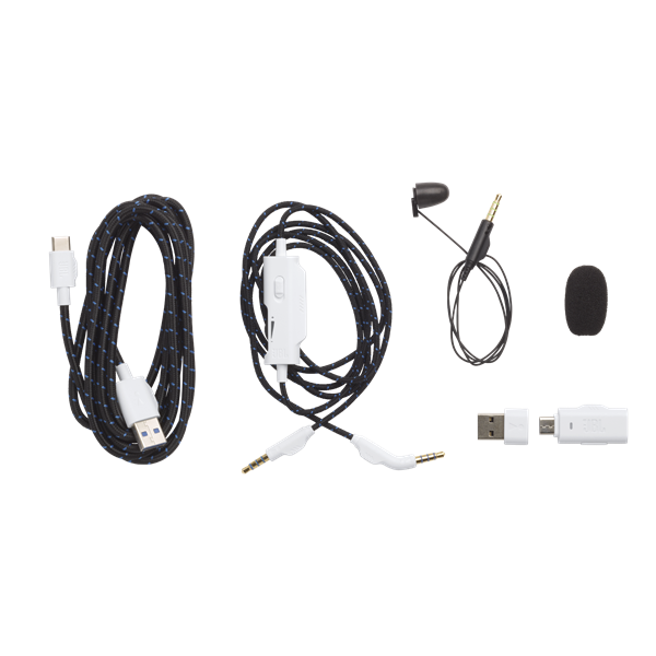 JBL Quantum P 910 WL vezeték nélküli fehér-kék gamer headset - Image 8