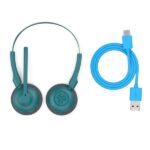 JLab Go Work Pop vezeték nélküli zöldeskék Bluetooth headset - Image 5