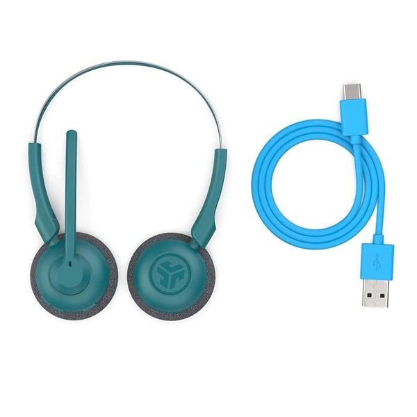 JLab Go Work Pop vezeték nélküli zöldeskék Bluetooth headset - Image 5