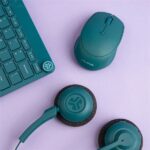 JLab Go Work Pop vezeték nélküli zöldeskék Bluetooth headset - Image 6