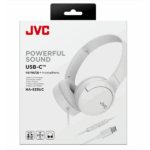 JVC HA-S33UC-W USB-C vezetékes fehér mikrofonos fejhallgató - Image 6