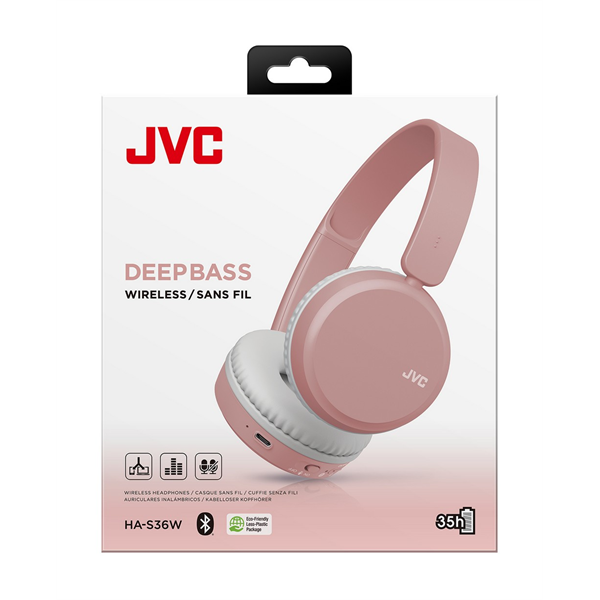 JVC HA-S36W-P-U púder rózsaszín Bluetooth fejhallgató - Image 5