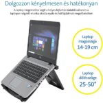 Kensington K52788WW SmartFit Easy Riser állítható magasságú laptop hűtő állvány - Image 3