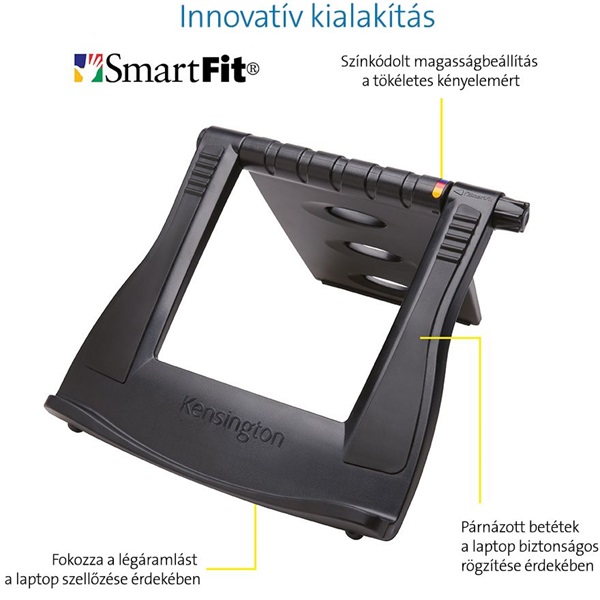 Kensington K52788WW SmartFit Easy Riser állítható magasságú laptop hűtő állvány - Image 4