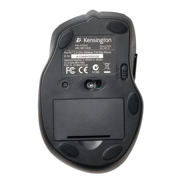 Kensington K72370EU ProFit normál fekete vezeték nélküli egér - Image 3