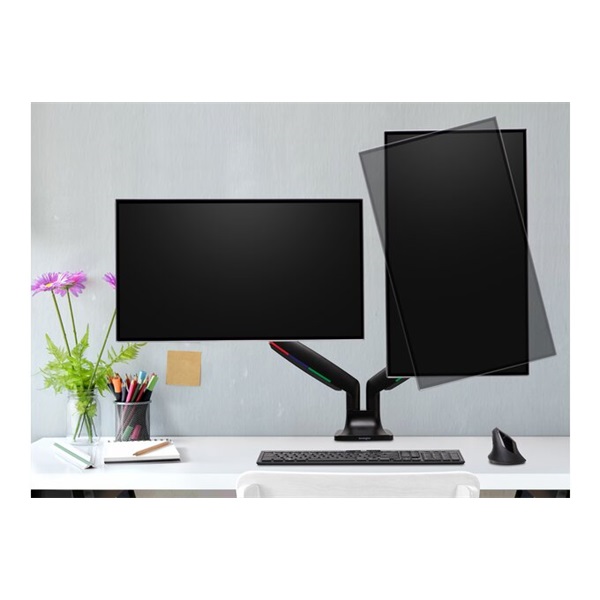 Kensington K59601WW SmartFit Dual One Touch állítható magasságú kétkaros monitortartó - Image 6