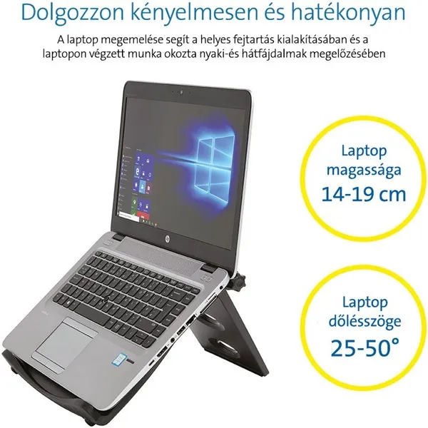 Kensington 60112 SmartFit Easy Riser állítható magasságú szürke notebook állvány - Image 2