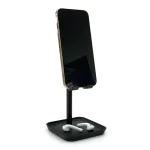 Kikkerland US216-BK fekete asztali telefontartó állvány - Image 2