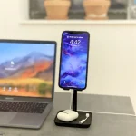 Kikkerland US216-BK fekete asztali telefontartó állvány - Image 6