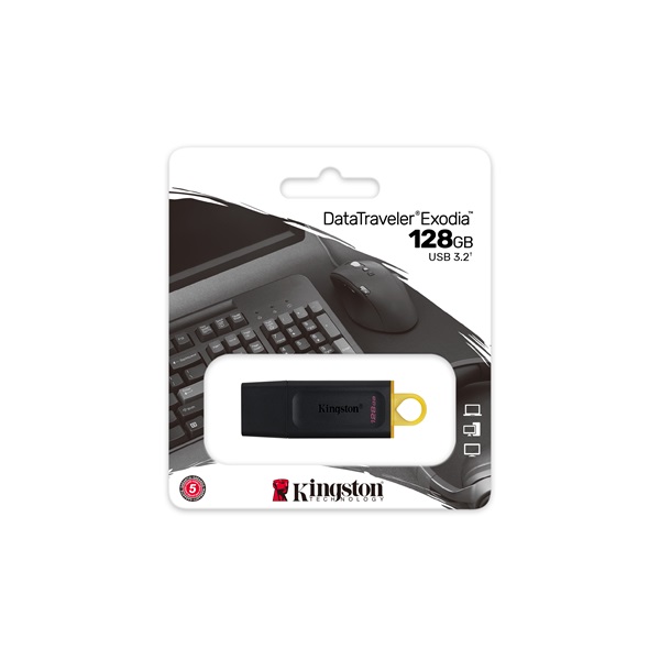 Kingston 128GB USB3.2 DataTraveler Exodia (DTX/128GB) Flash Drive - Image 10