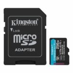 Kingston 256GB SD micro (MicroSDXC V30 U3) SDCG4/256GB memória kártya adapterrel - Image 2
