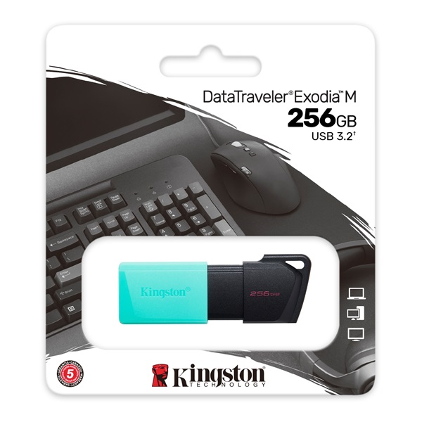 Kingston 256GB USB3.2 DataTraveler Exodia M (DTXM/256GB) Flash Drive - Image 8