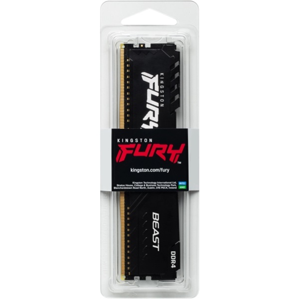 KINGSTON FURY Memória DDR4 32GB 3600MT/s CL18 DIMM (Kit of 2) Beast Black - Image 5