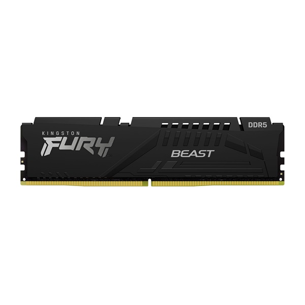 Kingston 32GB 6000MHz DDR-5 Fury Beast Black EXPO (Kit! 2db 16GB) (KF560C30BBEK2-32) memória - Image 1