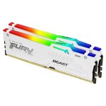 KINGSTON FURY Memória DDR5 32GB 6000MT/s CL30 DIMM (Kit of 2) Beast White RGB EXPO - Image 2