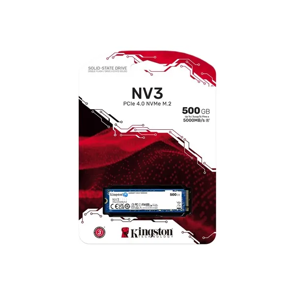 Kingston 500GB M.2 2280 NVMe NV3 - Image 5