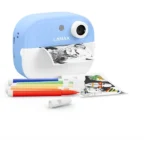 LAMAX InstaKid2 Play - blue hőpapíros kék gyerek fényképezőgép