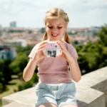 LAMAX InstaKid2 Play - pink hőpapíros rózsaszín gyerek fényképezőgép - Image 3