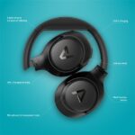 LAMAX NoiseComfort2 Bluetooth ANC Aktív zajszűrős fekete fejhallgató - Image 6