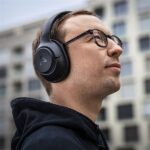 LAMAX NoiseComfort2 Bluetooth ANC Aktív zajszűrős fekete fejhallgató - Image 9