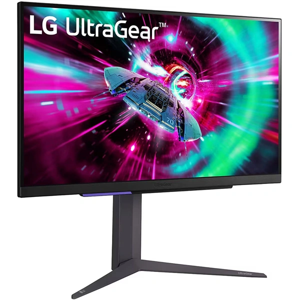 LG Monitor 27" Gamer - 27GR93U-B (IPS; 16:9; 3840x2160; 144Hz; 1ms; 400cd; HDMIx2; DP; USB; G-Sync; HDR, Pivot) - Image 3