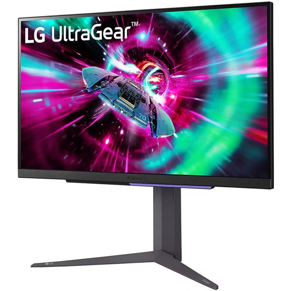 LG Monitor 27" Gamer - 27GR93U-B (IPS; 16:9; 3840x2160; 144Hz; 1ms; 400cd; HDMIx2; DP; USB; G-Sync; HDR, Pivot) - Image 2
