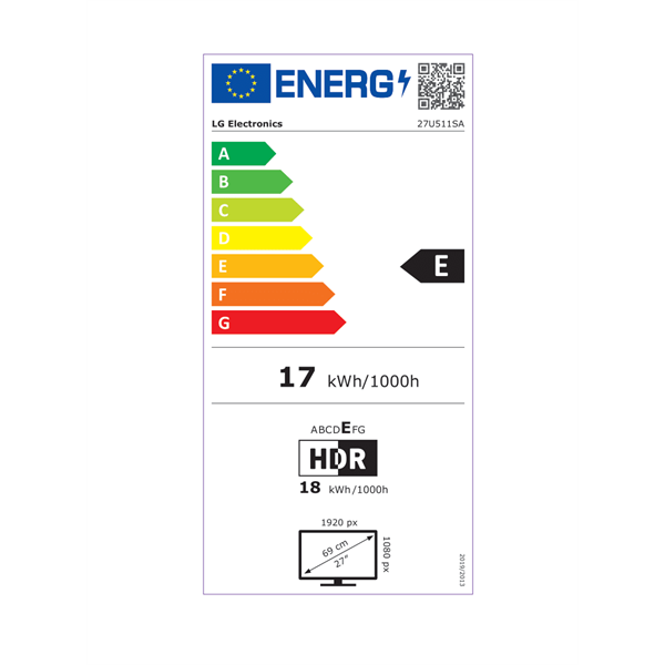 LG 27" 27U511SA-W.AEU FHD IPS 100Hz HDMI/USB monitor - Image 6