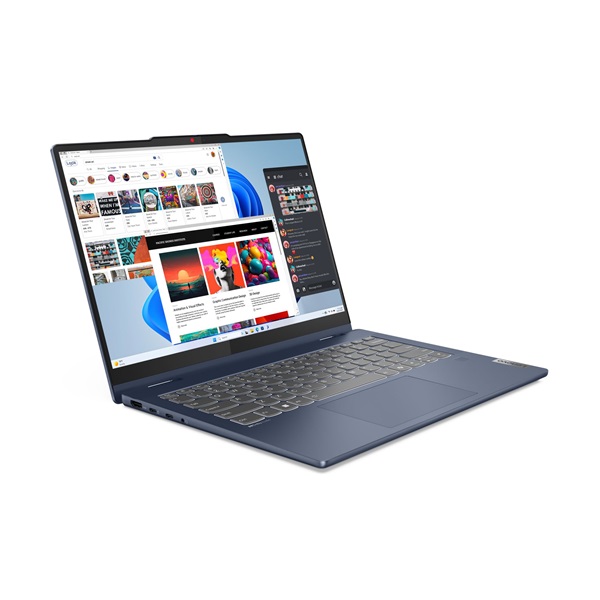 Lenovo IdeaPad 5 2in1 14IRU9 14"WUXGA/Intel Core 3 100U/8GB/1TB/Int.VGA/Win11/kék laptop - Image 4