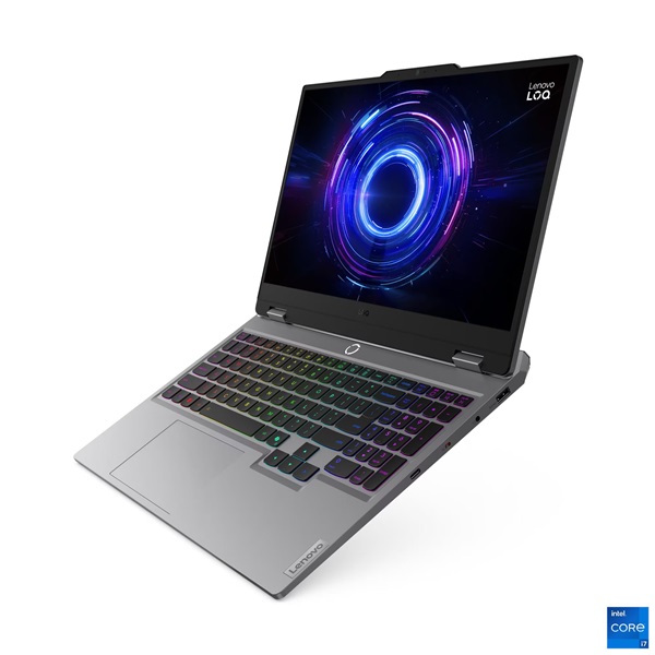 Lenovo LOQ 15IRX10 15,6"FHD/Intel Core i7-13650HX/24GB/1TB/RTX 5060 8GB/FreeDOS/szürke laptop - Image 8