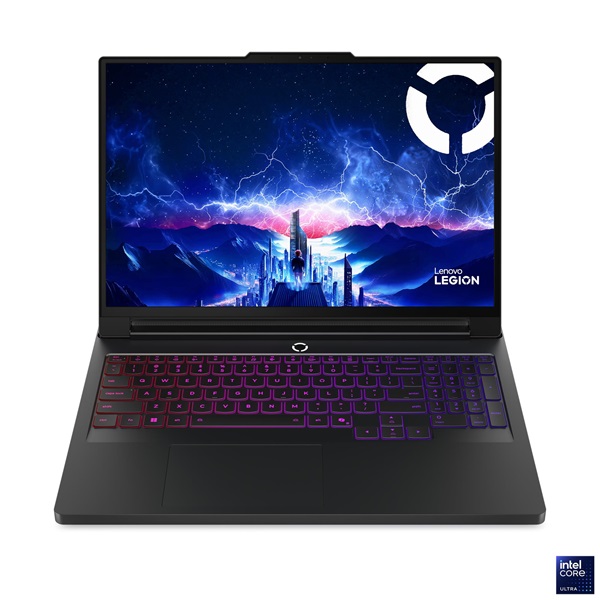 Lenovo Legion Pro 7 16IAX10H 16"WQXGA/Intel Core Ultra 9 275HX/64GB/2TB/RTX 5080/FreeDOS/fekete laptop