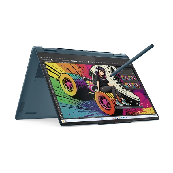 Lenovo Yoga 7 14AKP10 14"WUXGA Touch/AMD Ryzen AI 5 340/16GB/512GB/Int.VGA/Win11/kagylóhéj laptop - Image 5