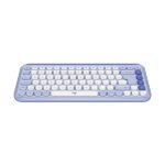 Logitech 920-013074 Pop Icon Keys US vezeték nélküli lila/piszkosfehér billentyűzet - Image 2
