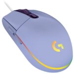 Logitech G203 Lightsync lila gamer egér - Image 3