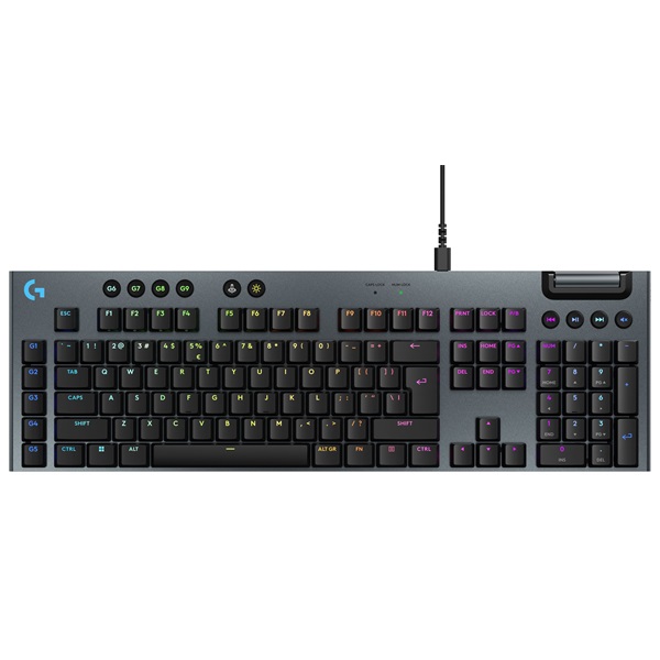 Logitech G915 X Corded  US vezetékes fekete billentyűzet - Image 1