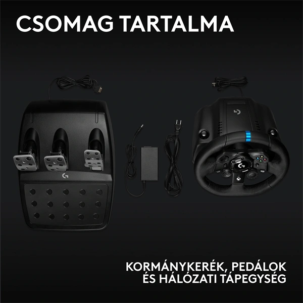Logitech G923 Racing Wheel and Pedals Xbox One/PC kormány + pedál - Image 2