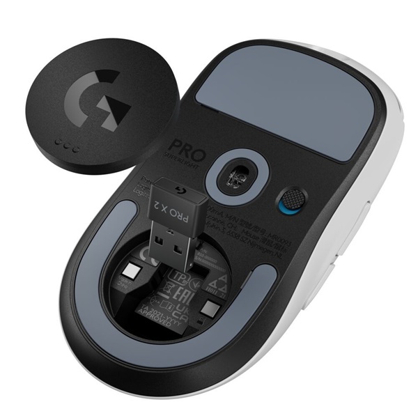 Logitech G PRO X SUPERLIGHT 2 LIGHTSPEED vezeték nélküli fehér gamer egér - Image 8