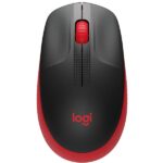 Logitech M190 piros vezeték nélküli egér - Image 2